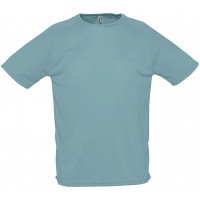 T-SHIRT CINZA SPORTY 100% POL. RESPIRÁVEL